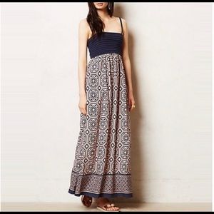 Lilka Anthropologie Carreau maxi dress